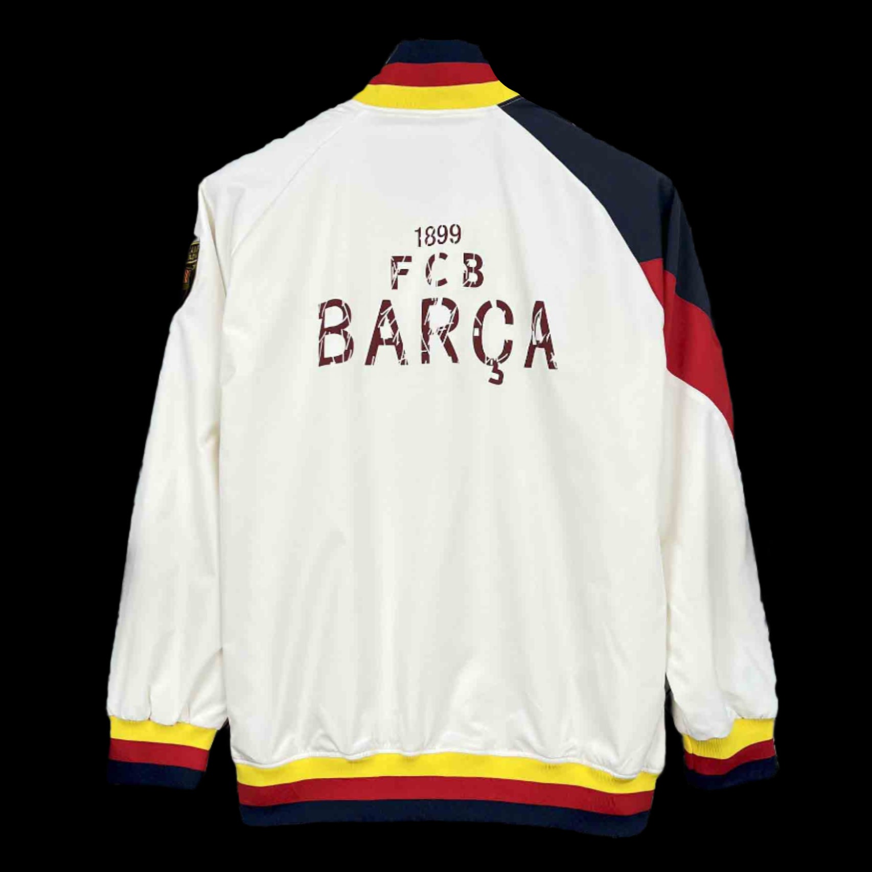 Barcelona 24/25 White Windbreaker