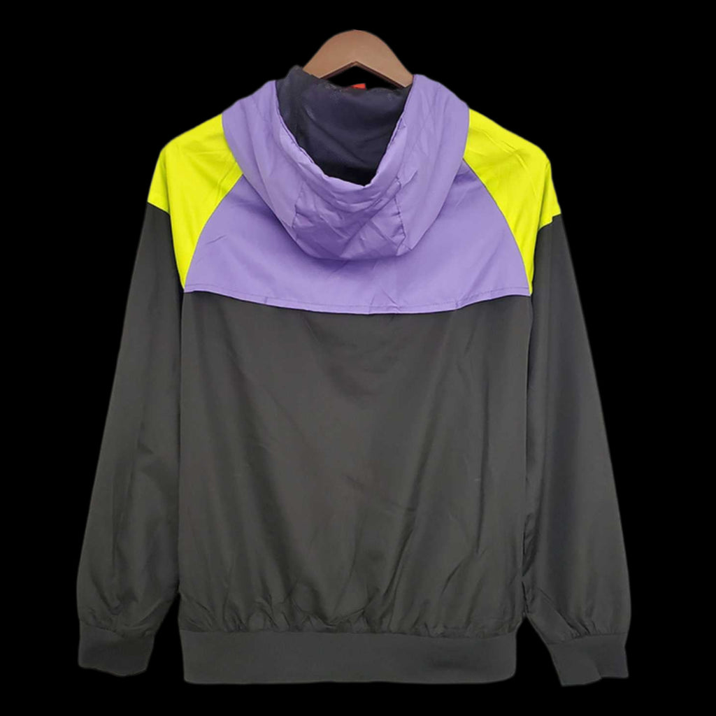 Brazil 2021 Black and Purple Windbreaker