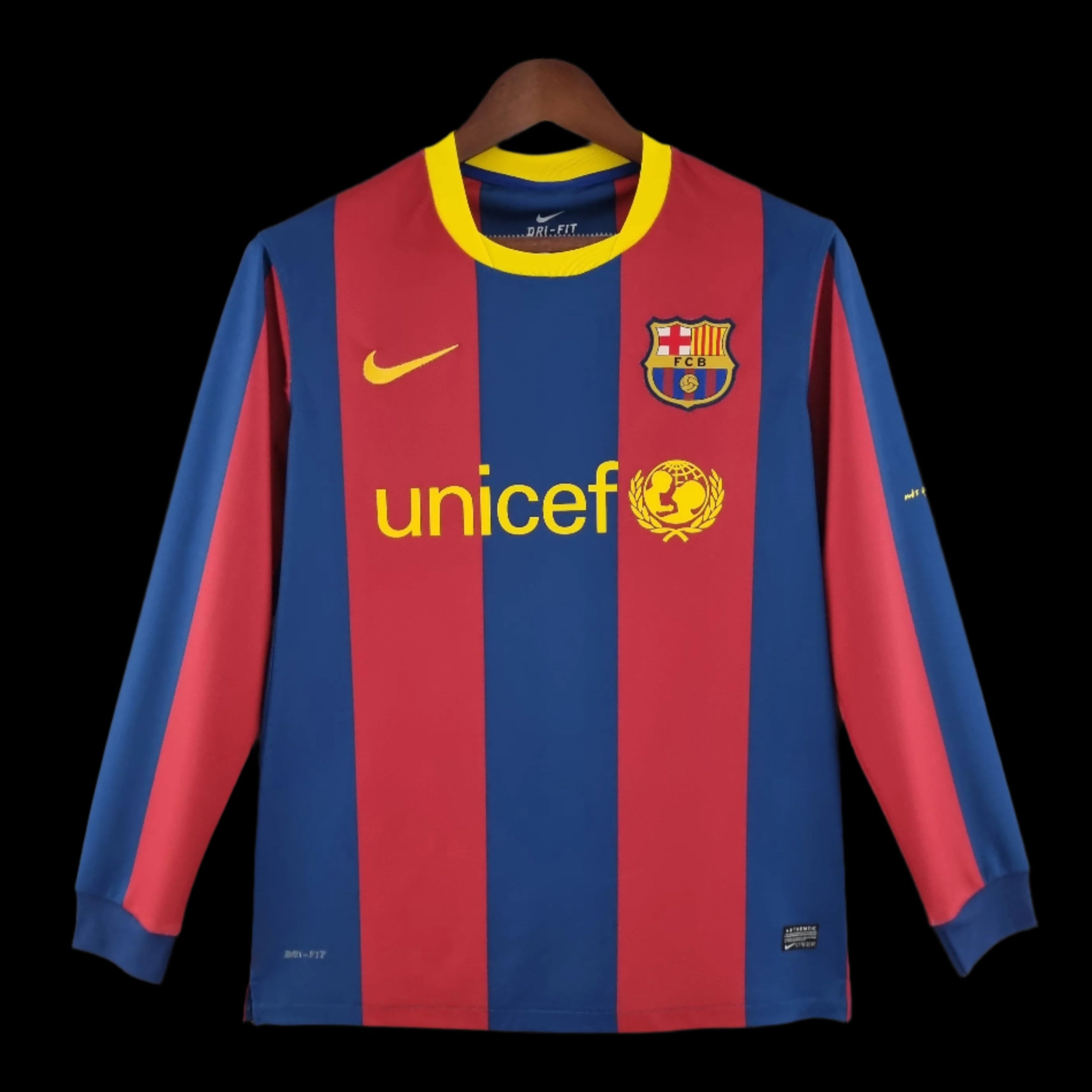 Camiseta de manga larga local del Barcelona 10/11