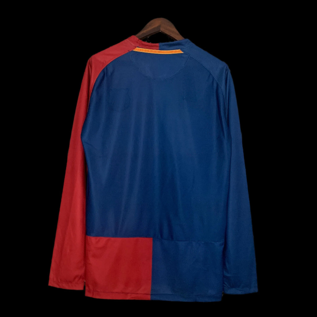 Maillot Domicile Manches Longues Barcelone 08/09