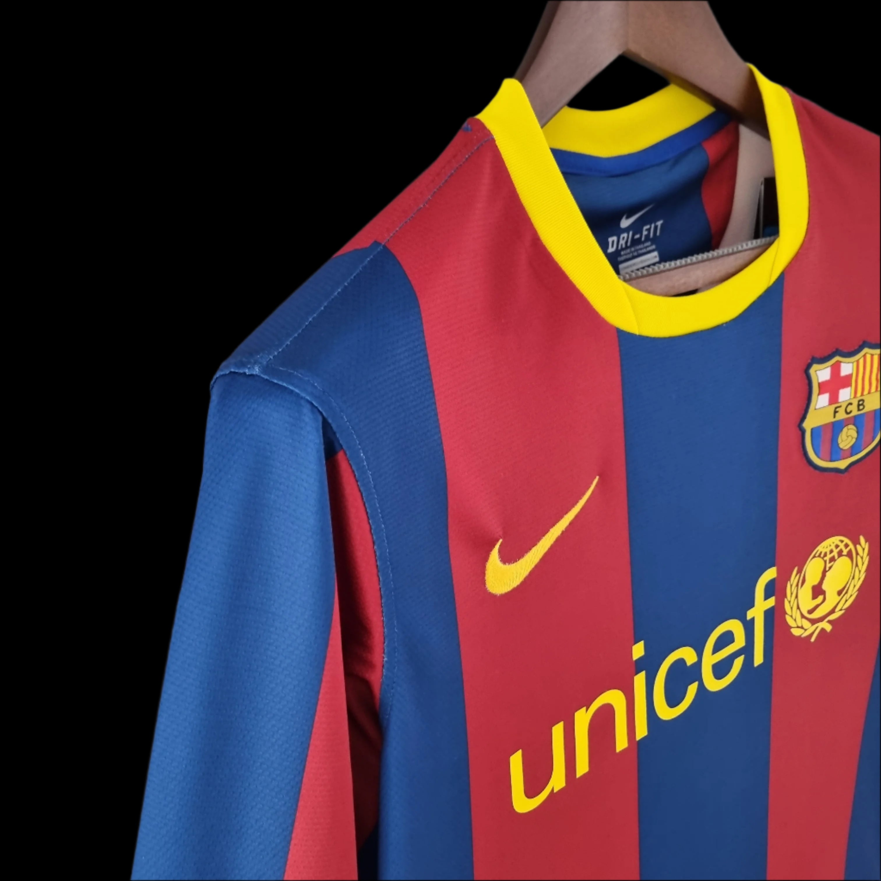 Camiseta de manga larga local del Barcelona 10/11