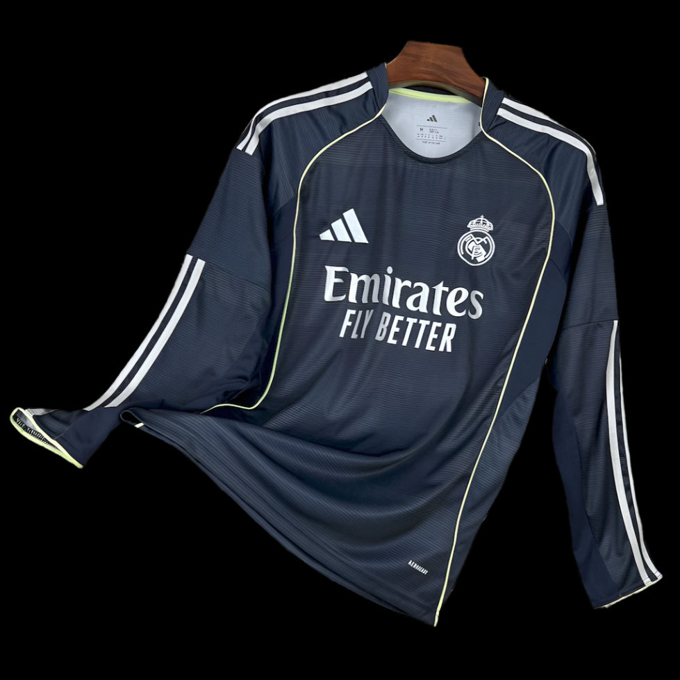 Real Madrid 25/26 Away Long Sleeve