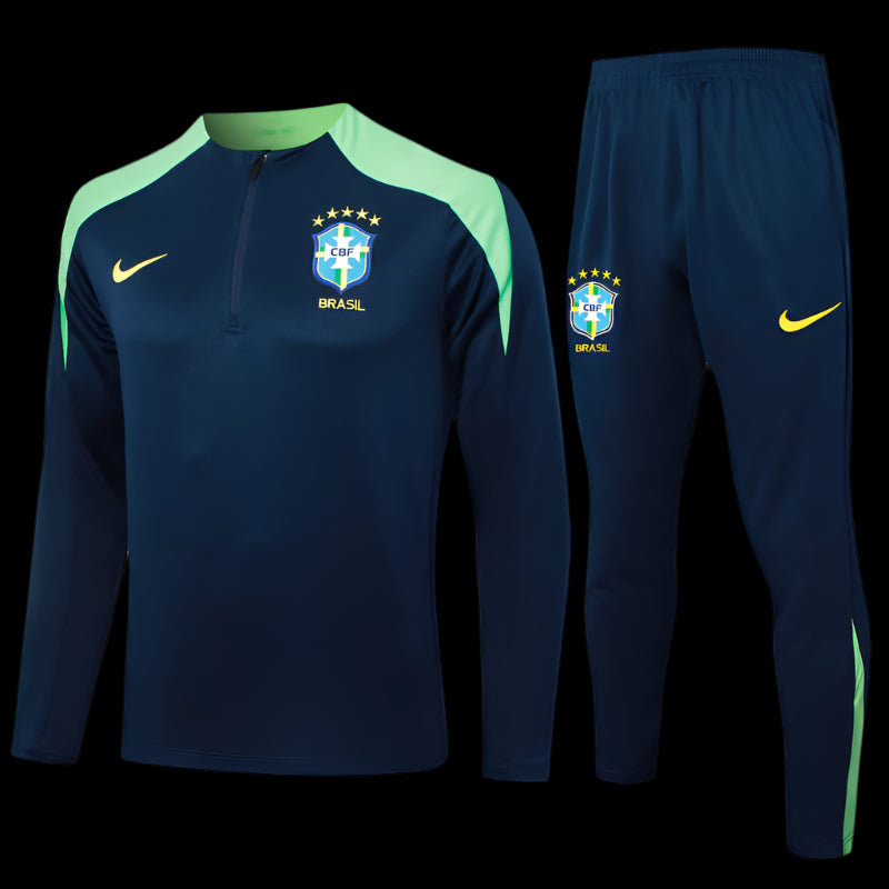 Brazil 2024 Navy Tracksuit