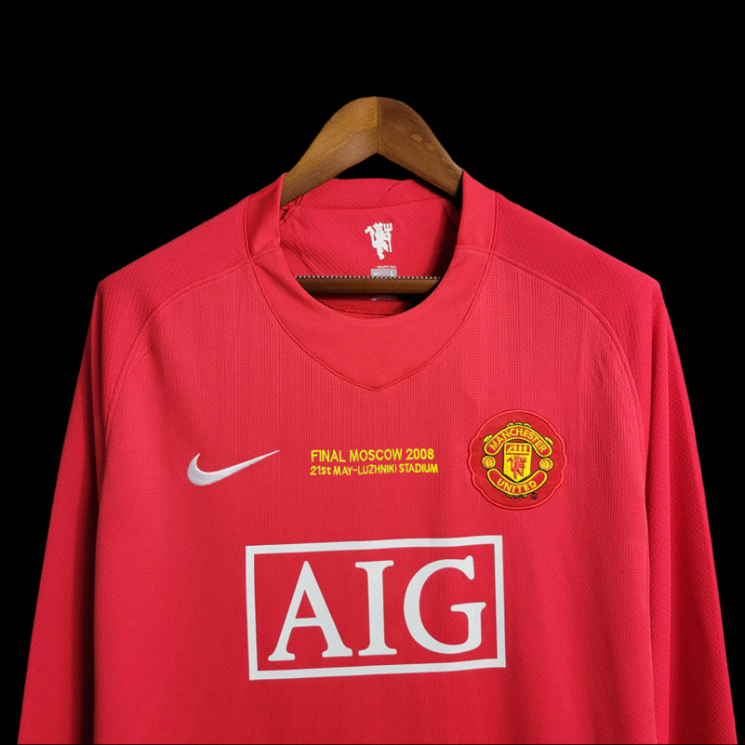 Manchester United 07/08 Home Long Sleeve