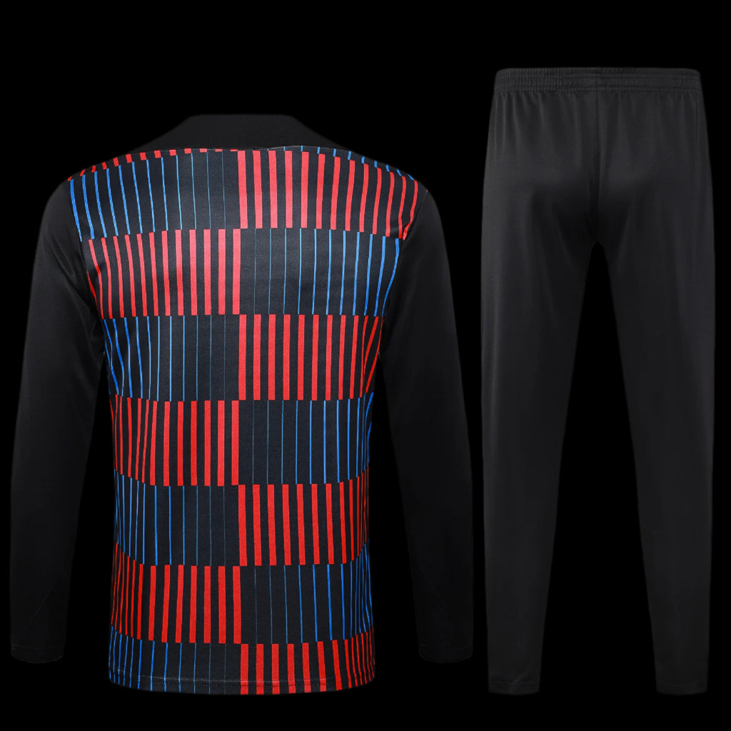 Barcelona 24/25 Black/Blue/Red Tracksuit