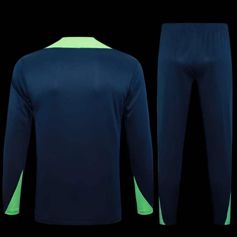 Brazil 2024 Navy Tracksuit