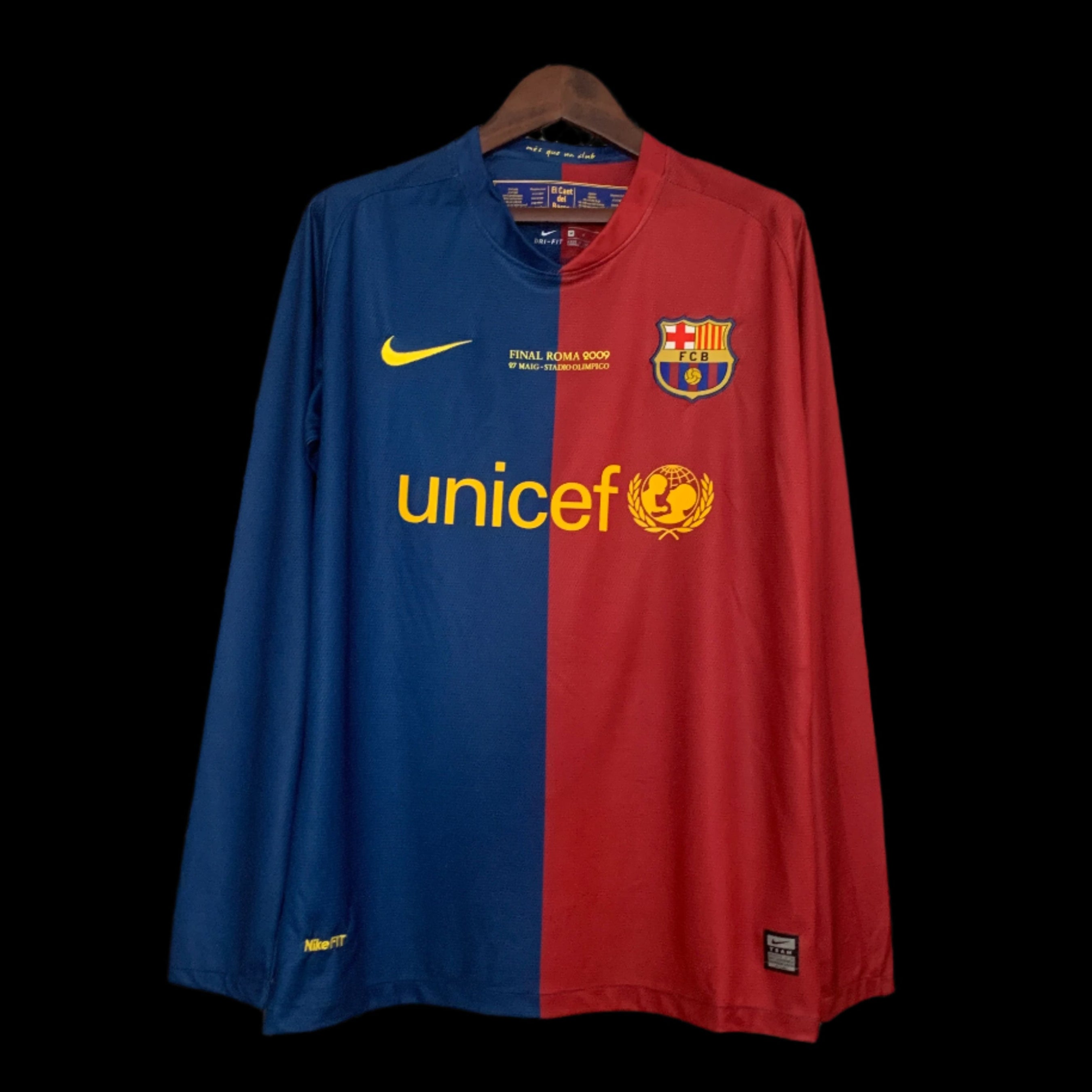 Camiseta de manga larga local del Barcelona 08/09
