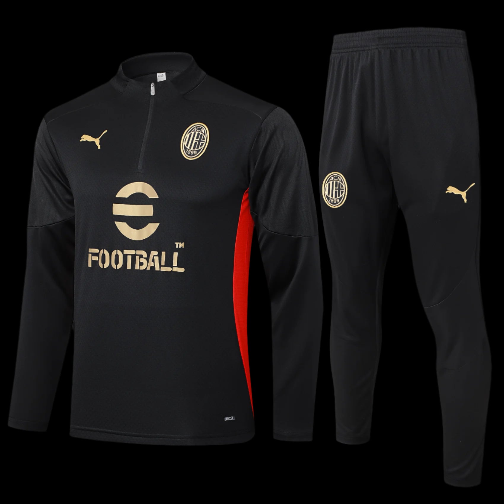 AC Milan 24/25 Black Tracksuit