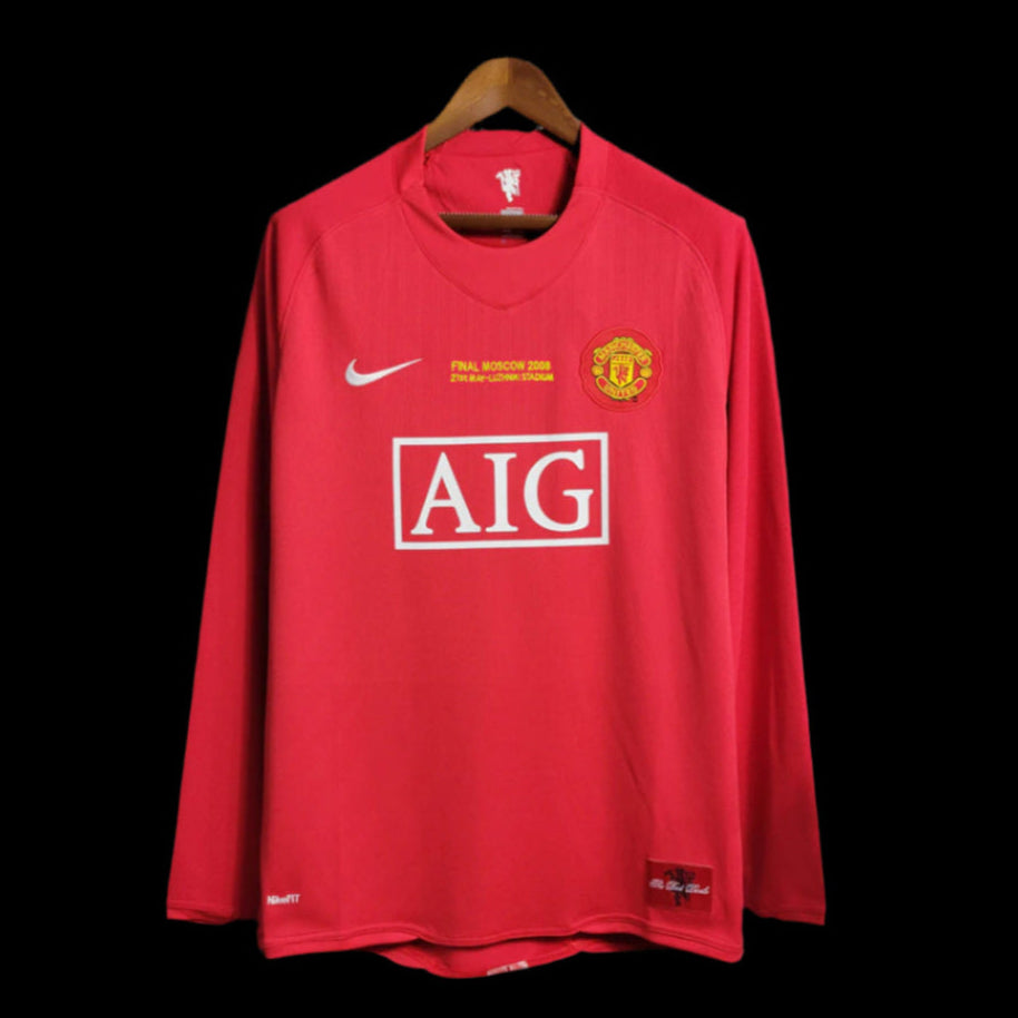 Manchester United 07/08 Home Long Sleeve