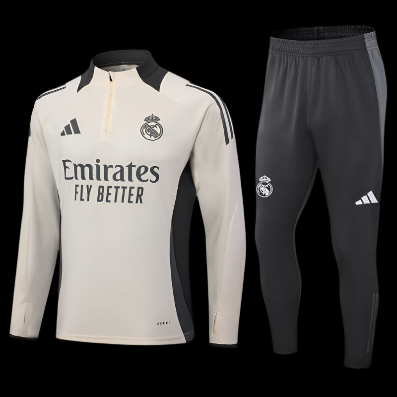 Real Madrid 24/25 Light Grey Tracksuit